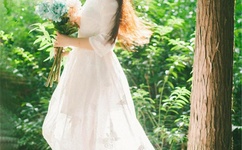 中华小姐泳衣配薄纱